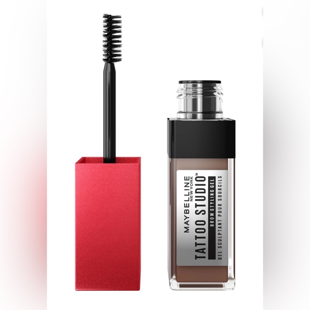 NIB Maybelline Tattoo Studio Brow Styling Gel, 257 Medium Brown - Picture 2 of 7